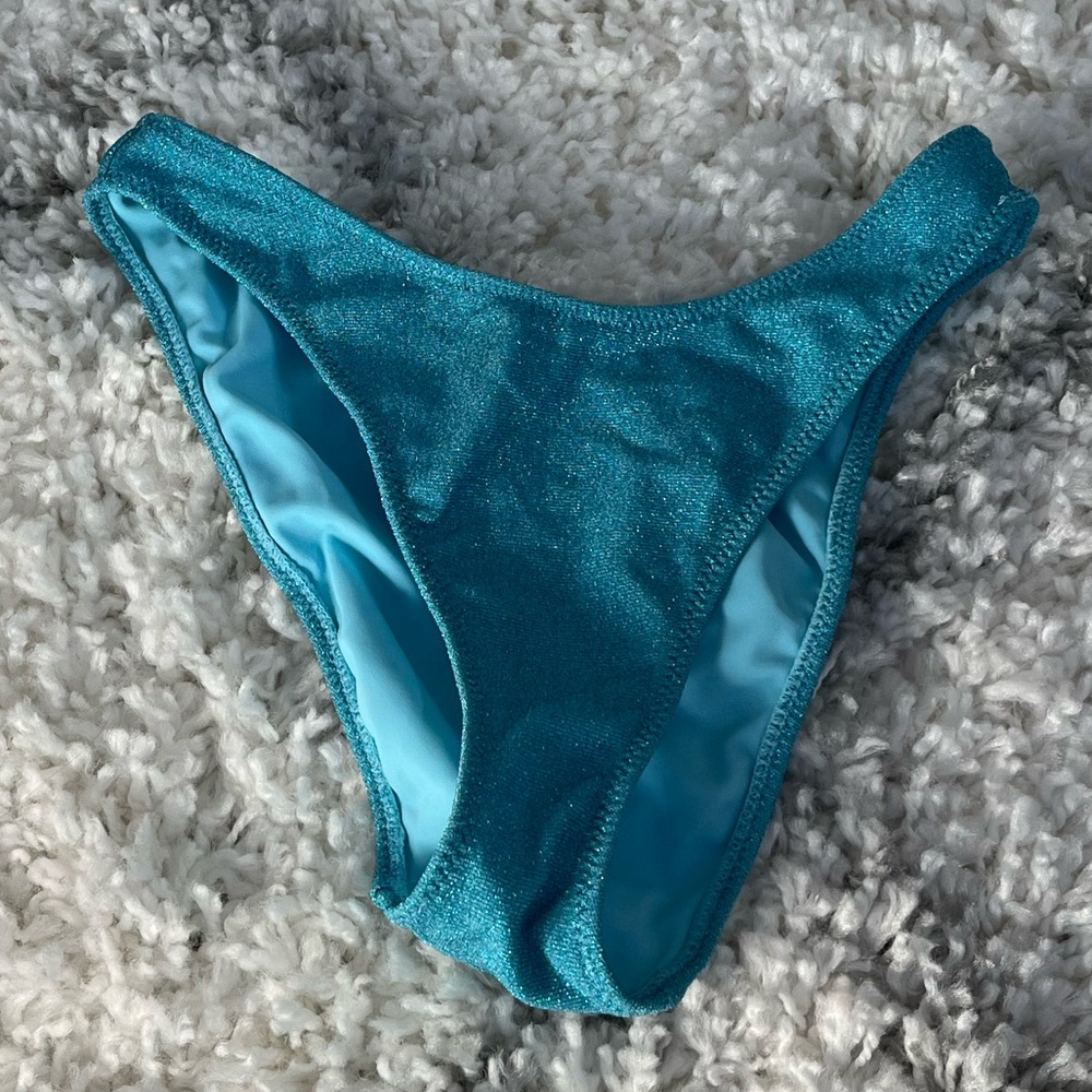 PacSun Blue High-Leg Bikini Swimwear